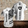 Oakland Raiders Limited Edition Hawaiian Shirt Model 5 3