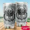 Oakland Raiders Metallica Custom Name Tumbler 2