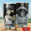 Oakland Raiders Wonder Woman Custom Name Tumbler 2