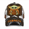 Oklahoma State Cowboys Luxury 3D Cap Baby Yoda NCAA Custom Name 2