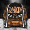 Oklahoma State Cowboys NCAA DAD Custom Name Cap 2