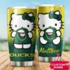 Oregon Ducks Hello Kitty Custom Name Tumbler 2