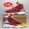 Personalized Arizona Cardinals Big logo Football Team shoes 2