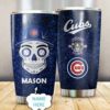 Personalized Chicago Cubs MLB football Sugar Skull Gift for love 2