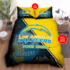 Personalized Los Angeles Chargers Bedding Set DTTBS1501135 2