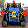 Personalized Los Angeles Rams Bedding Set DTTBS1501136 2