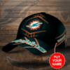 Personalized Miami Dolphins 3D Cap 2