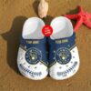 Personalized Milwaukee Brewers MLB gift for fan Crocs Crocband Clogs, 2