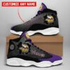 Personalized Minnesota Vikings Big logo Football Team Sneaker 4 F 2