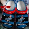 Personalized MLB Los Angeles Dodgers Blue Black Crocs Crocband Clog 2