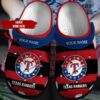 Personalized MLB Texas Rangers Crocs Crocband Clog 3