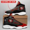 Personalized San Francisco 49ers big logo Football Team Sneaker 24 2