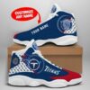 Personalized Tennessee Titans big logo Football Team Sneaker 5 For 3