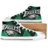 Philadelphia Eagles 12 Custom Canvas High Top Shoes L98 2