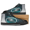 Philadelphia Eagles 13 Custom Canvas High Top Shoes L98 2