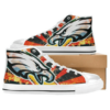 Philadelphia Eagles 14 Custom Canvas High Top Shoes L98 2