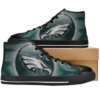 Philadelphia Eagles 15 Custom Canvas High Top Shoes L98 2