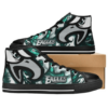 Philadelphia Eagles 20 Custom Canvas High Top Shoes L98 3