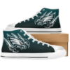 Philadelphia Eagles 21 Custom Canvas High Top Shoes L98 2