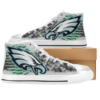 Philadelphia Eagles 22 Custom Canvas High Top Shoes L98 2