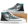 Philadelphia Eagles 6 Custom Canvas High Top Shoes L98 3