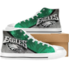 Philadelphia Eagles 8 Custom Canvas High Top Shoes L98 3