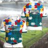 Philadelphia Eagles Autism Gift For Dad Polo Shirt L98 3