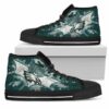 Philadelphia Eagles Batman Style Custom Canvas High Top Shoes L98 3