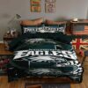 Philadelphia Eagles Bedding Set Sleepy Halloween And Christmas (Duvet Cover & Pillow Cases) 3