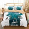 Philadelphia Eagles Carson Wentz Duvet Cover Bedding Set 3