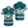 Philadelphia Eagles Hibiscus Flowers Hawaii Shirt and Shorts Summer Co 2