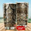 Philadelphia Eagles Hunting Custom Name Tumbler 3