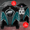 Philadelphia Eagles Personalized PE Bomber Jacket 3