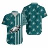 Philadelphia Eagles Stripes and Skull Hawaii Shirt and Shorts Summer C 2