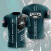 Philadelphia Eagles T-shirt 3D Performance Short Sleeve 3