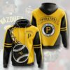 Pittsburgh Pirates MLB Team Logo Fire Baseball Gift For Fan 3D Hoodie 3