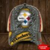 Pittsburgh Steelers 3D Cap Custom Name Cap 4