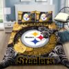 Pittsburgh Steelers Bedding Set 3 (Duvet Cover & Pillow Cases) 2