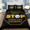 Pittsburgh Steelers Bedding Set Sleepy (Duvet Cover & Pillow Cases) 3