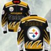 Pittsburgh Steelers bomber Jacket Style #3 winter coat gift for men 2