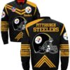 Pittsburgh Steelers bomber Jacket Style #4 coat for men 3