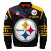 Pittsburgh Steelers bomber jacket winter coat gift for men 2