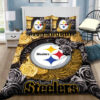 Pittsburgh Steelers Customize Duvet Cover Bedding Set 2