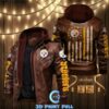 Pittsburgh Steelers Leather Jacket Super Stars Gift for fans 3