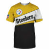 Pittsburgh Steelers T-shirt 3D new style Short Sleeve gift for fan 2