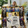 Pittsburgh Steelersto Our Son Love Dad And Bev 3D Customized Quilt Blanket 4