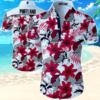 Portland Trail Blazers Hawaiian shirt Cute Flower Short Sleeve 2