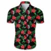 Portland Trail Blazers Hawaiian Shirt Flower graphic Short Sleeve 2