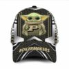 Purdue Boilermakers Luxury 3D Cap Baby Yoda NCAA Custom Name 3