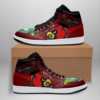 Rick And Morty Louisville Cardinals Air Jordan Sneakeraj1128 Shoes Sport Sneakers 2